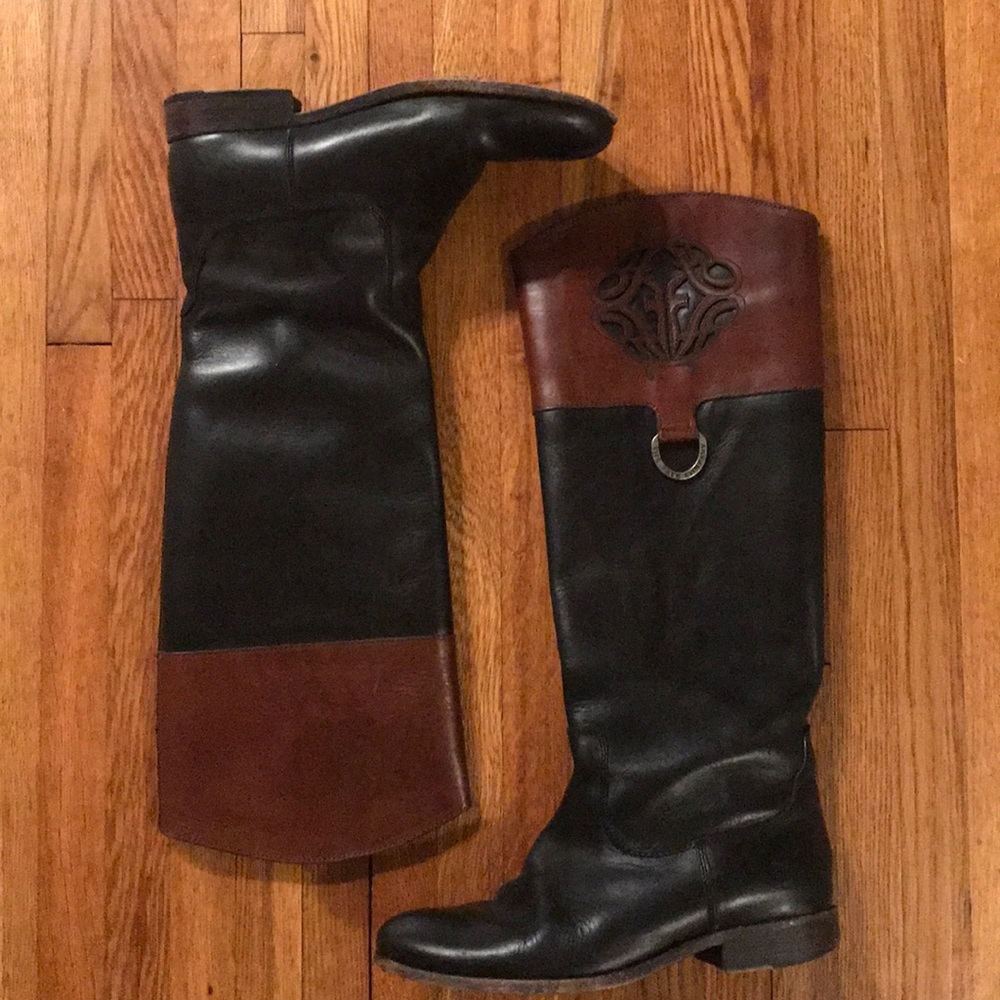 FRYE Melissa Logo boots Sz 7